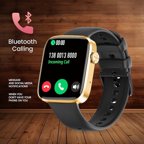 IZI Smart Pro with a 1.92" Retina Display, Bluetooth Calling, Always-On Display, AI Voice Assistant, Activity Tracker,ECG,SpO2,BP Monitoring, 5-Day Battery Life, and 2 Premium Interchangeable Straps. - Image 3
