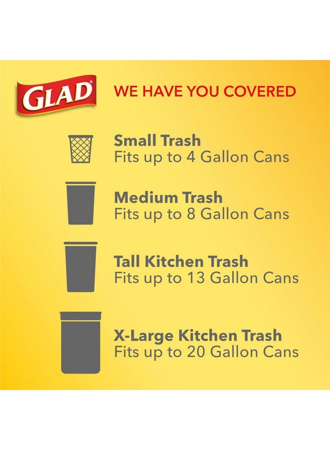 Glad Medium Drawstring Trash Bags, 8 Gal, Gain Original with Febreze, 80 Ct (Package May Vary) - Image 4
