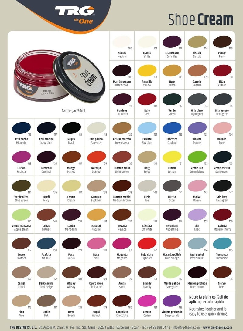 TRG Shoe Cream # 107 Yellow 50ml - Image 3