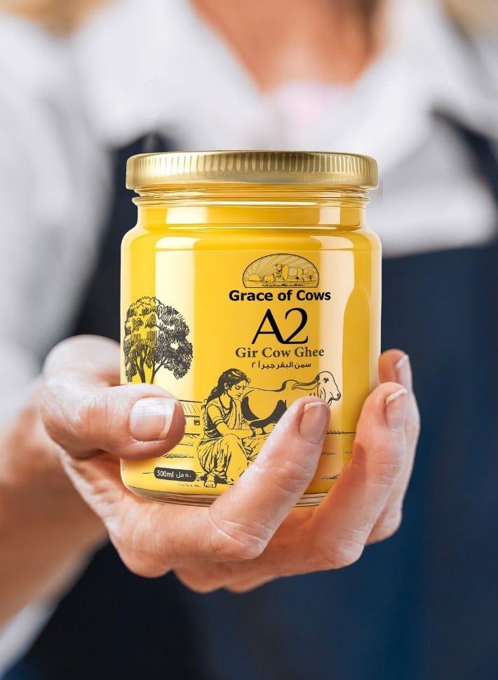 نعمة البقر نعمة الأبقار سمن بقري جير A2 500 مل - طريقة بيلونا التقليدية | أبقار ترعى بحرية على الأعشاب - Image 2