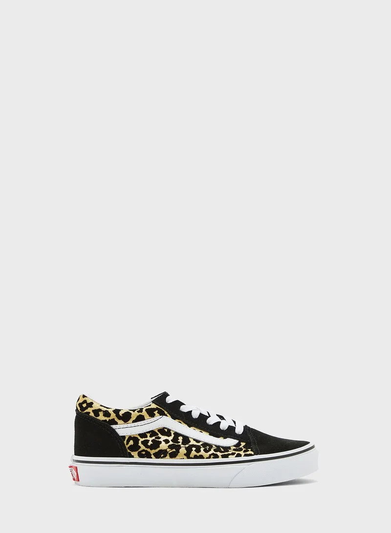 VANS Kids Flocked Leopard Old Skool