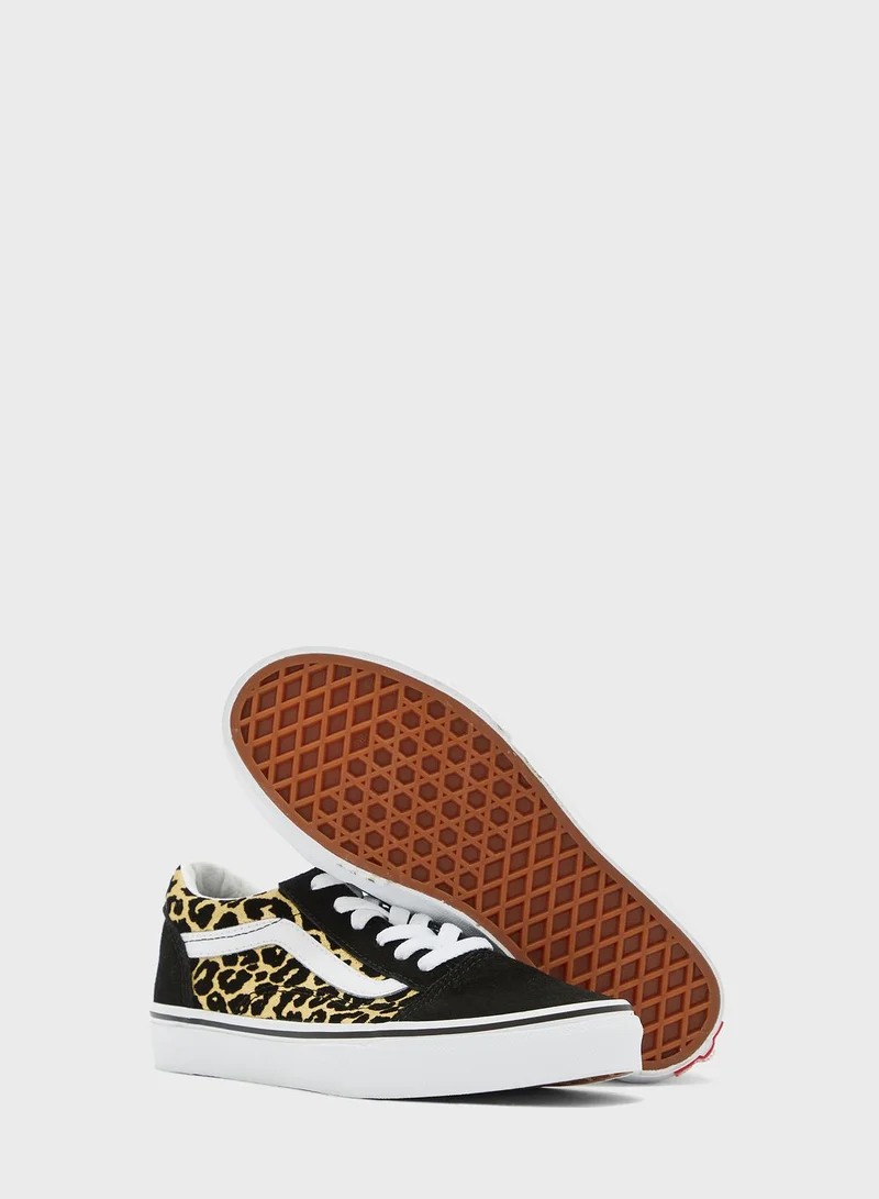 VANS Kids Flocked Leopard Old Skool
