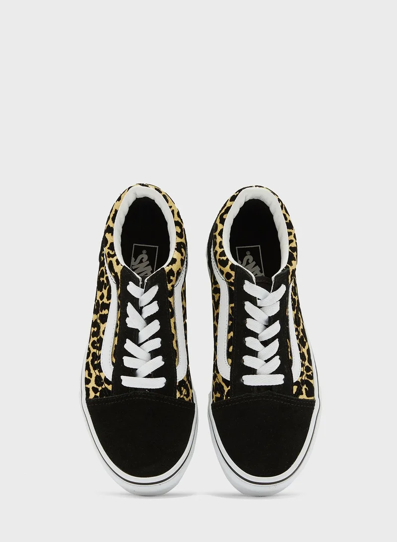 VANS Kids Flocked Leopard Old Skool
