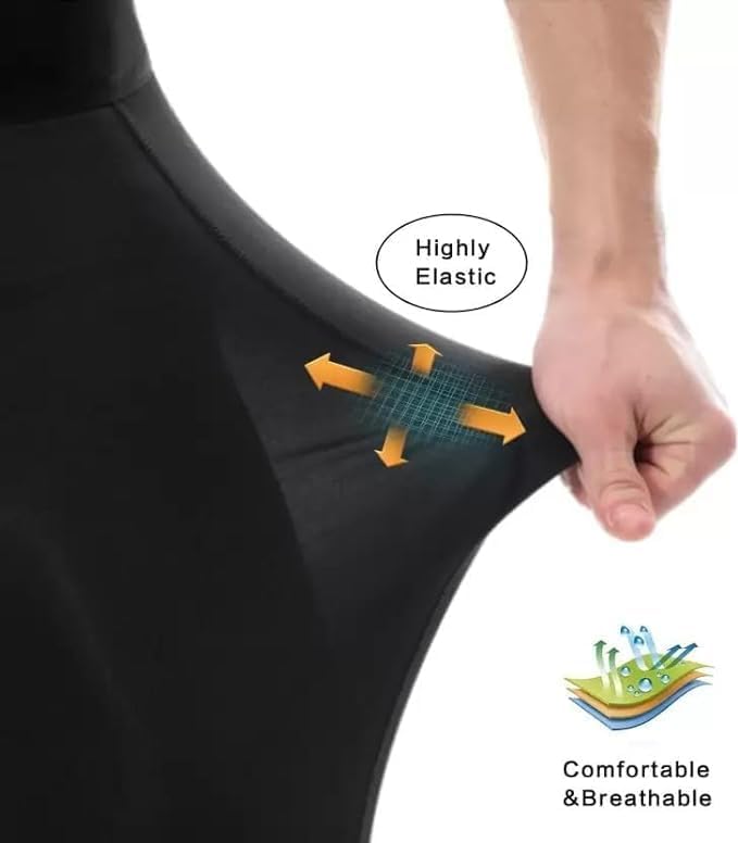 SLYK Complete Swimming Kit Combo Swimming Jammer, Swim Goggle, Swim Cap, 1 pc Nose Clip and 2 pc Ear Plugs for Kids, Adults, Men and Women (BLACK, L) - Image 3
