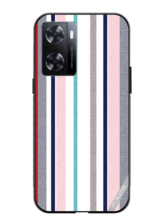 VR CREATIVE Protective Case Cover For OnePlus Nord N20 SE Strips Design Multicolour - Image 1