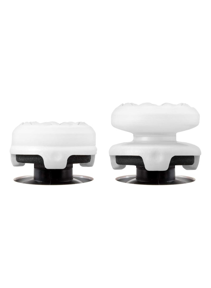PS5 handle joystick cap non-slip universal silicone cap non-slip suitable for PS4 enhanced grip increased comfort towering convex thumb stick white  - Image 4