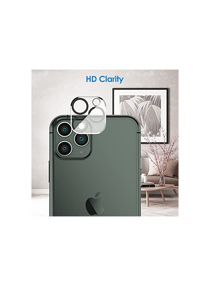 جي تيك واقي شاشة JETech لهاتف iPhone 11 Pro Max مقاس 6.5 بوصة مع واقي عدسة الكاميرا، طبقة من الزجاج المقسى، عبوتان لكل منهما - Image 5