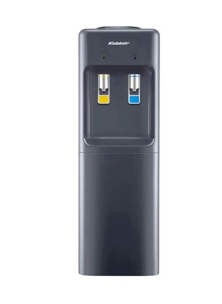مبرد مياه كولدير KWD CB – بارد وفاتر، 2 حنفية، رمادي غامق، تانك ستانلس، سعة 3.2 لتر، تبريد حتى 6 درجات