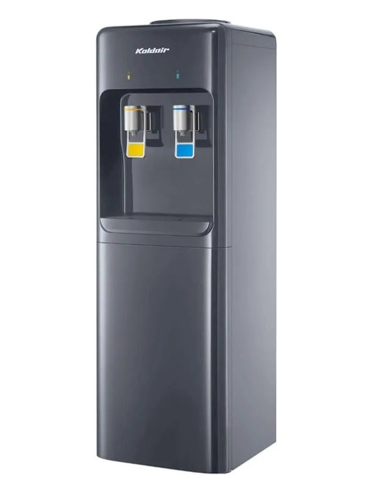 مبرد مياه كولدير KWD CB – بارد وفاتر، 2 حنفية، رمادي غامق، تانك ستانلس، سعة 3.2 لتر، تبريد حتى 6 درجات
