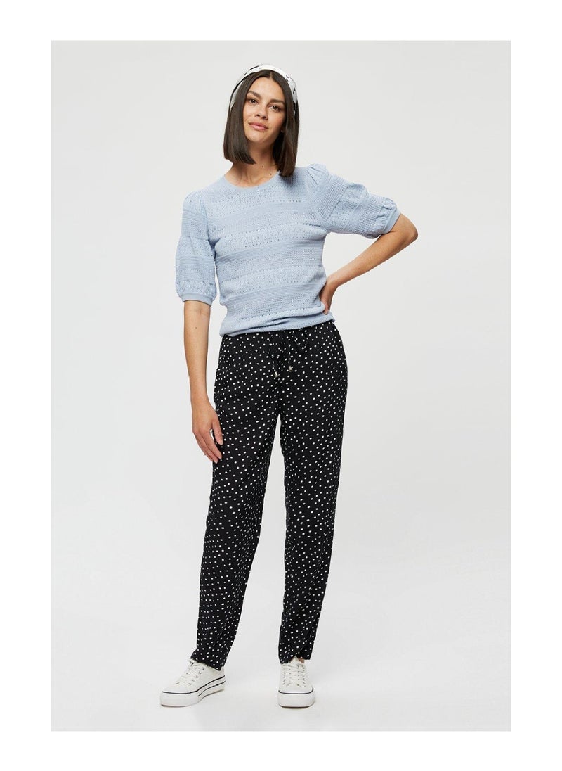 DOROTHY PERKINS - Black Spot Woven Joggers - Image 1