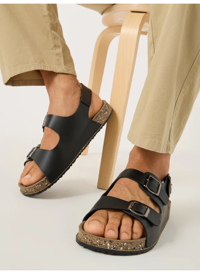 Styli Styli Ankle Strap Platform Sole Sandals