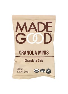 MADE GOOD MadeGood, Granola Minis, Chocolate Chip, 5 Packs, 0.85 oz (24 g) Each  - Image 3
