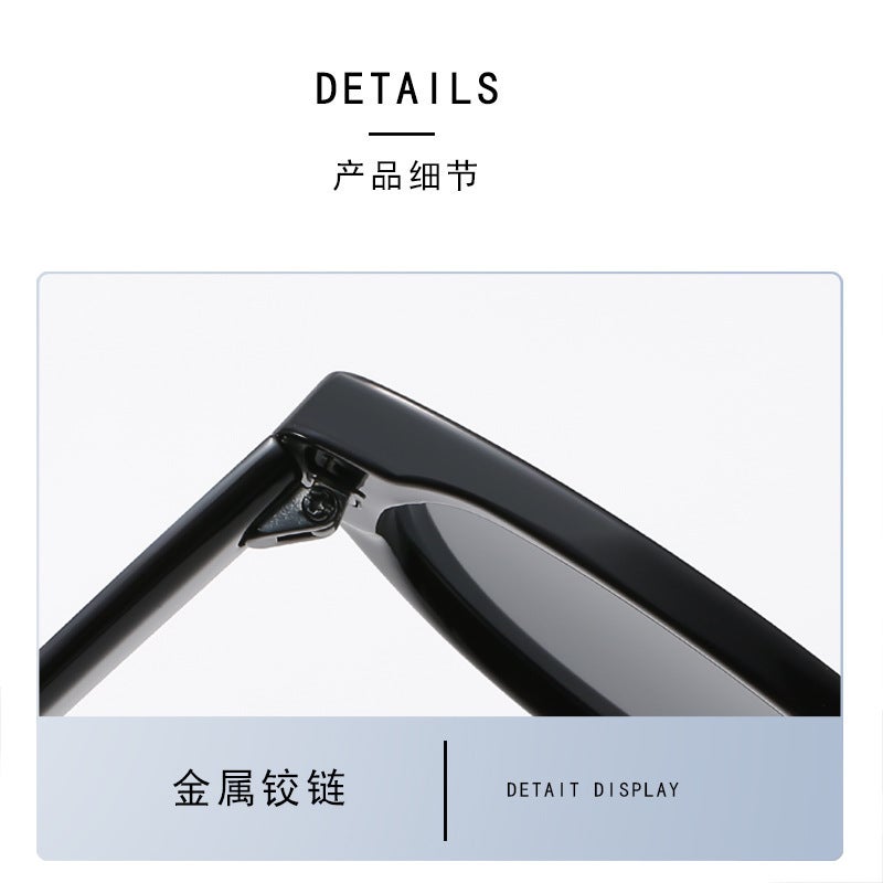 2024 new cat's eye sunglasses women's polarized sunglasses face small sunscreen UV protection live generation wholesale - Image 4