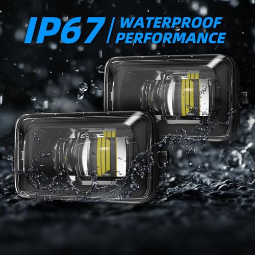 wideep Premium LED Fog Light Assemblies For F150 2015-2020 Ford and 17-19 F250/F350/F450 Super Duty, White Light Fog Lamp Assembly Kit, Plug and Play Anti-fog IP67 DC 12V, 2Pcs, JL3Z-7222-D - Image 4