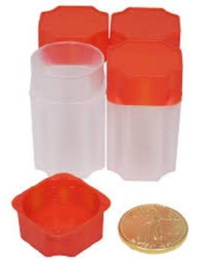 American Gold Eagle 1oz, Square Coin Tubes , 5 pack.