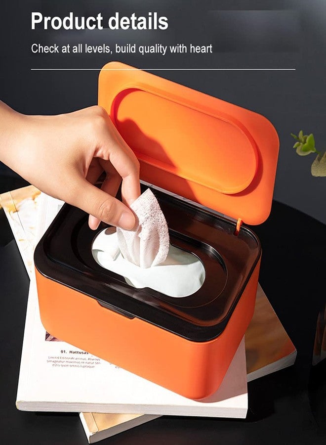 Mishrit Diaper Wipes Dispenser Baby Wipes Case, Baby Wipe Holder Keeps Wipes Fresh, Non-Slip, Easy Open & Close Wipe Container - Image 3