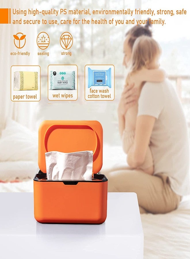 Mishrit Diaper Wipes Dispenser Baby Wipes Case, Baby Wipe Holder Keeps Wipes Fresh, Non-Slip, Easy Open & Close Wipe Container - Image 4