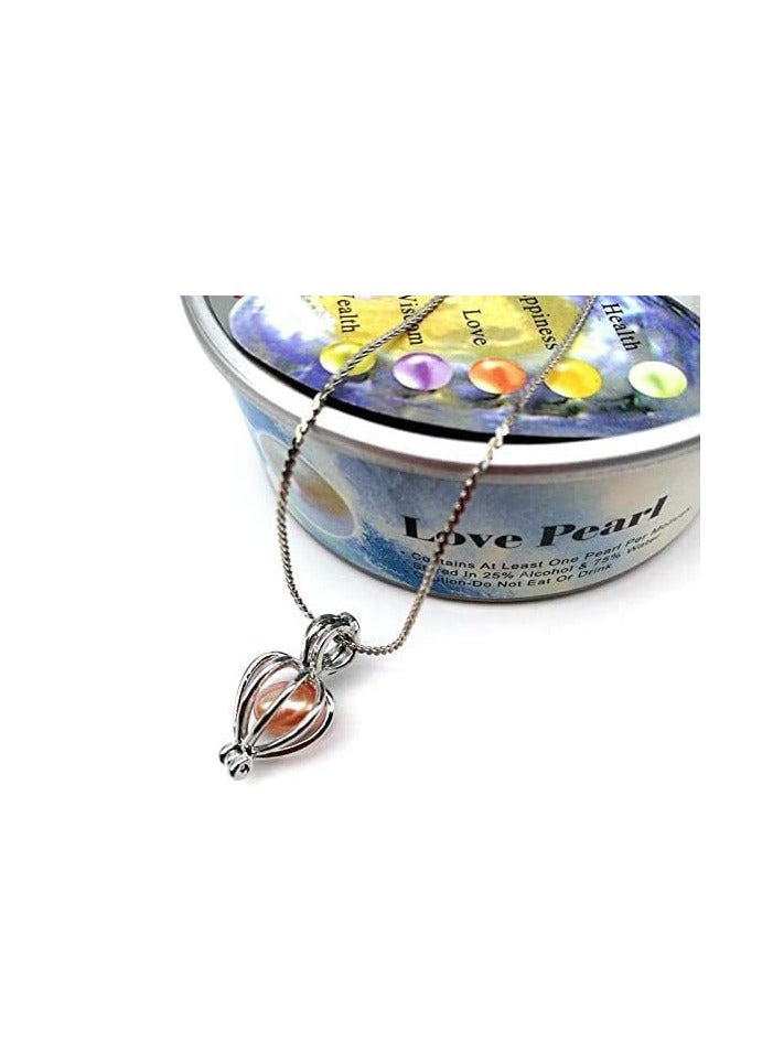 maya accessories Pearl Kit, Pearl Kit Box Pearl in Oyster, DIY Creative Necklace Jewelry Gift Set, Fashion Creations Kit with Pendant Necklace Durable for Women Girls, bamboo  - Image 2