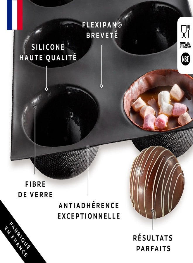 SILPAT Flexipan by Silpat® Baking Pan - The Original Non-Stick Mold Handcrafted in France Since 1965 - Trusted by World-Class Chefs - Certified Food Safe Flexipan® Technology (6 Bomb Cakes) - Image 2