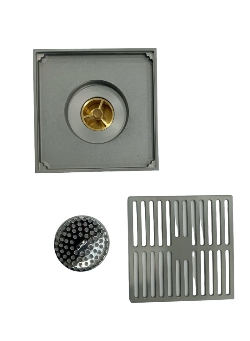 D&N Bathroom Floor Drain: Durable Water Drain Grating for Toilets and Showers" - Image 2