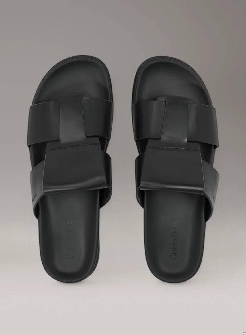 CALVIN KLEIN Leather Sandals - Image 3