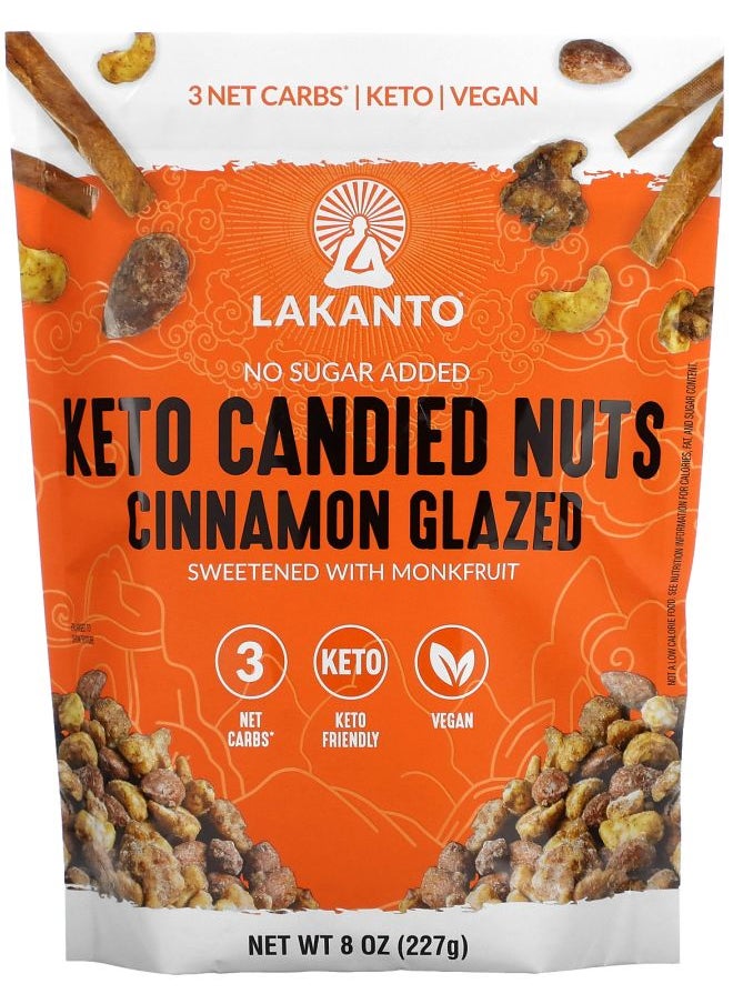 Keto Candied Nuts Cinnamon Glazed 8 oz (227 g) - pzsku/ZFE302F0709868D444CB1Z/45/_/1730032706/3c9a8e63-9e43-4679-b985-048b431aa2ef