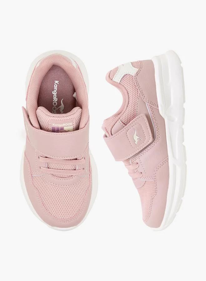 كانغاروس Girls Hook & Loop Ankle Sneakers