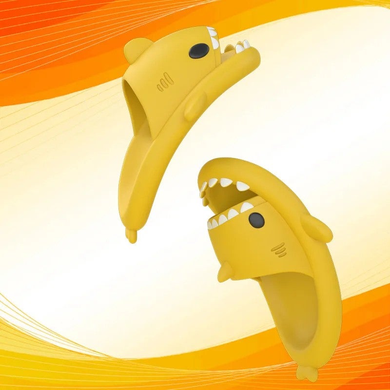 Y&D Summer Shark Insulated Home for Slippers for Men and Women Cute Couple's Design with EVA Outsole Popular Outer-Wear for Use - Image 3