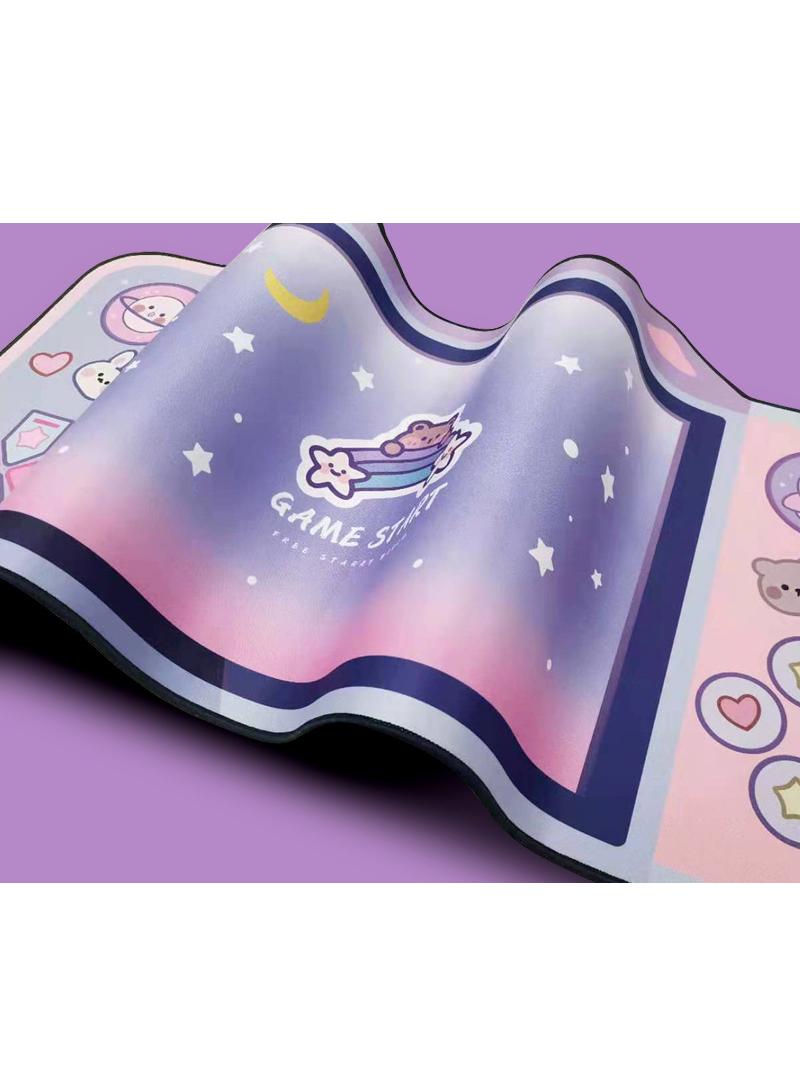 General Kulomi Cartoon Personality Gaming Large Mouse Pad  Large Mat Officer Desk Mat Oversized Lock Edge Anti-Slip Anime  Mouse Pad  - Image 4