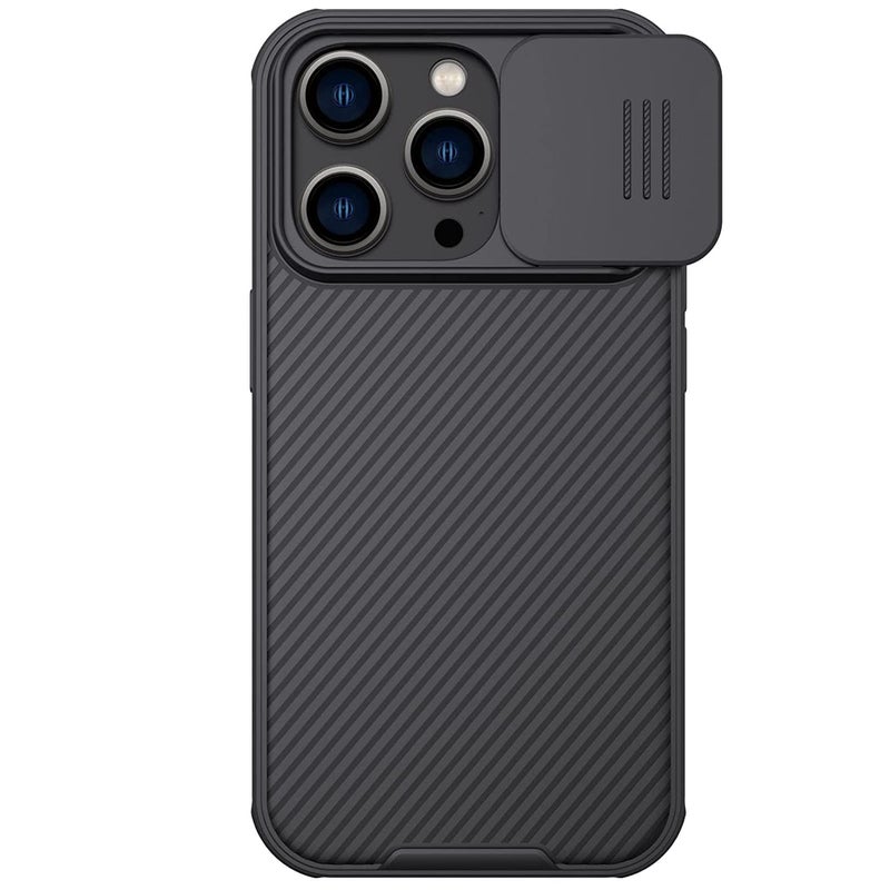 NILLKIN Slide Cover Camera Protection CamShield Pro Case For iPhone 14 Pro Max Black