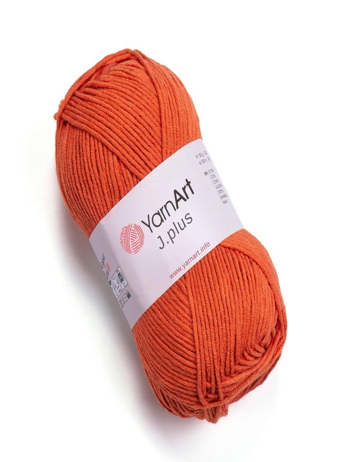 YarnArt Plus Soft Cotton Blend Yarn – 100g (3.5oz) 160m (174yds), 55% Cotton 45% Acrylic – Worsted Weight #4 – Ideal for Amigurumi, Baby Projects, Knitting & Crochet – Durable & Smooth (85)