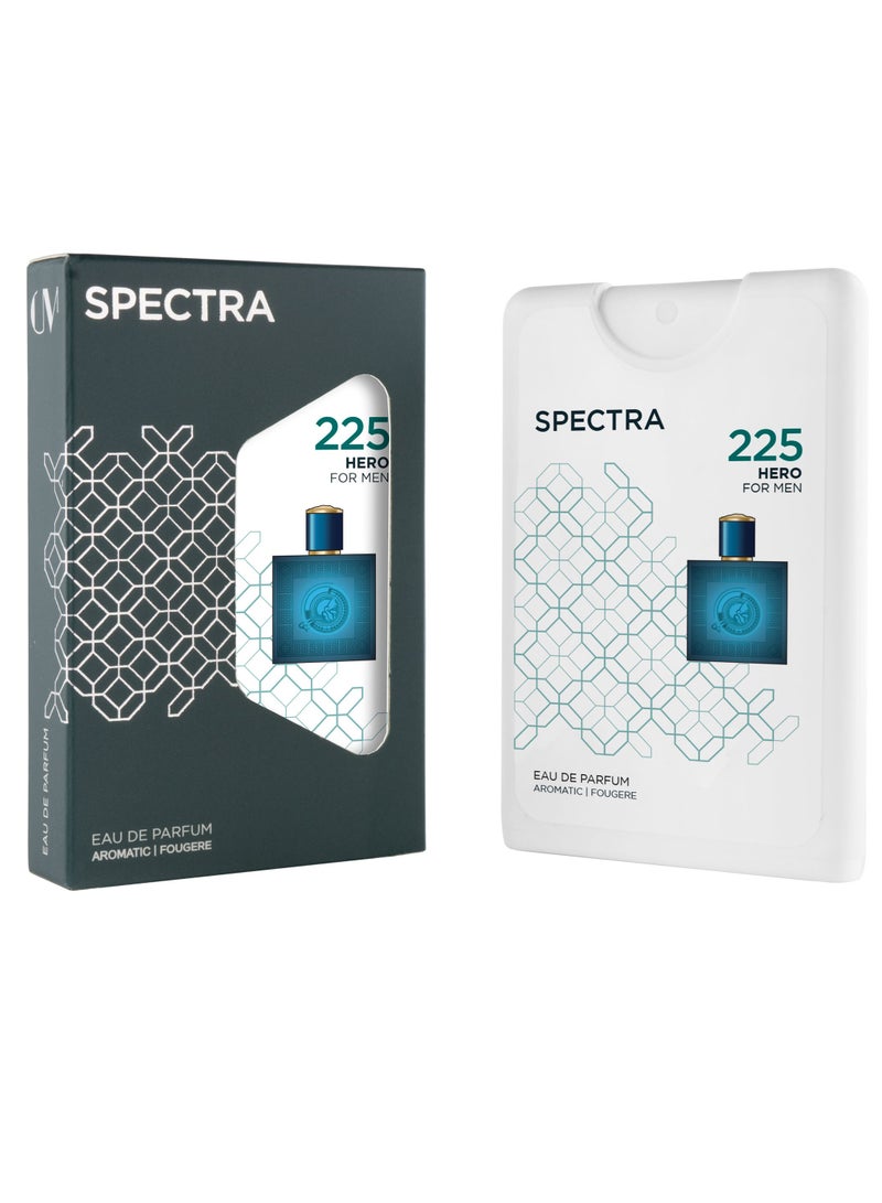 Spectra Pocket 225 Hero EDP Perfume For Men - 18ml - Image 1