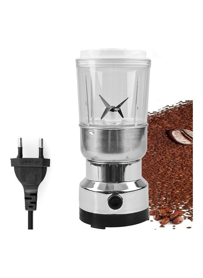 NIBEMINENT Stainless Steel Electric Grain Grinder Herb Pulverizer 2-in-1 Household Superfine Grinding Transparent 29*11*11cm - Image 1