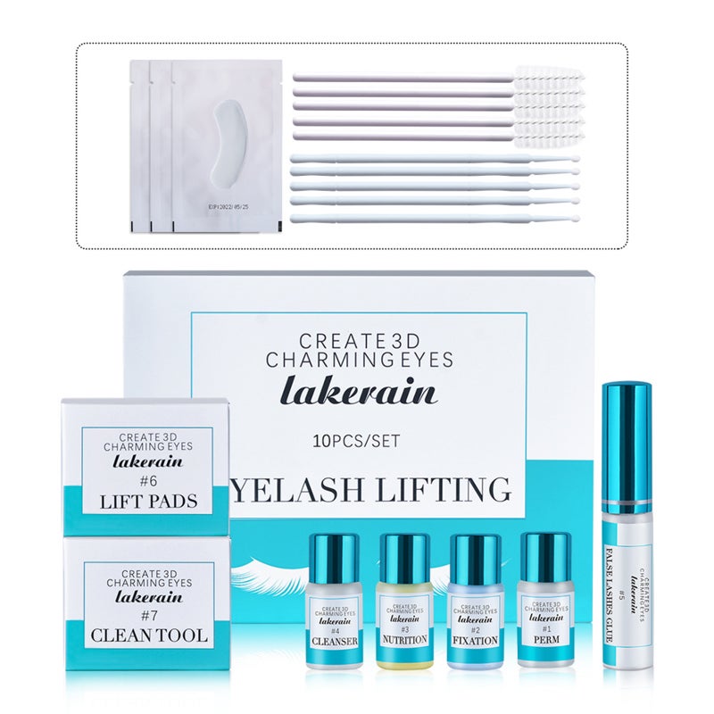 lakerain Eye Lash Lift Kit Eyelash Perm Kit Lash Curling Eyelash Extensions Professional Semi-Permanent Curling Perming Wave Suitable For Salon - Image 5