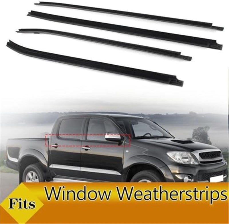 Vuzmode Window Door Seals for Toyota Hilux SR5 MK6 - Image 5