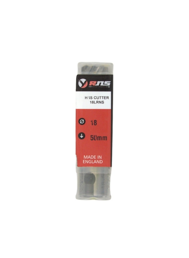 RNS 18 x 50 mm HSS Cutter with Universal Shank, High Speed Steel Core Drill Bit for Metal Cutting and Industrial Drilling Applications - Image 1