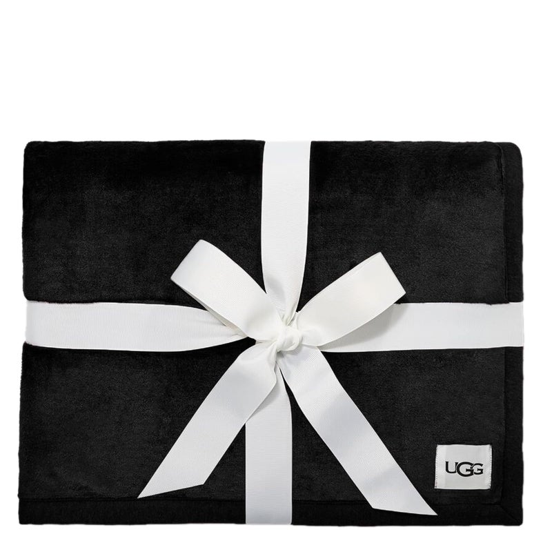 UGG Unisex-Adult's Duffield Throw Ii Blanket, Black Bear Heather, NA - Image 2