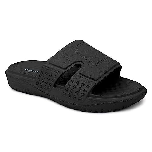 Hygear Men's Garcia Black Slipper_6 UK (HG-GE-1012) - Image 1
