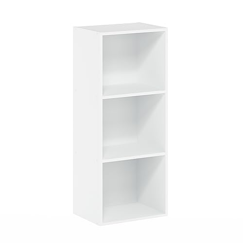 Furinno Luder Bookcase  Book  Storage  3Tier White