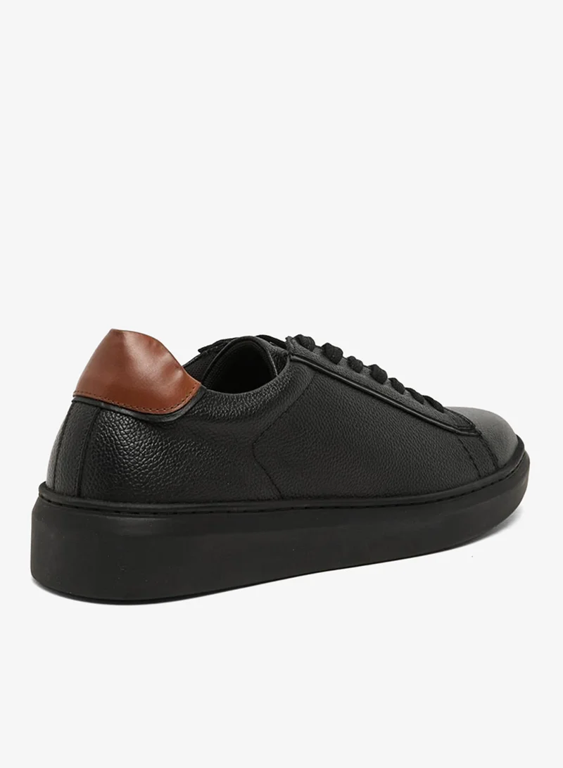 Hush Puppies  Hush Puppies Mens HPM-ROJAK4-BLK Casual Lace Up Low Top Sneaker , Black for Men | Best Price UAE