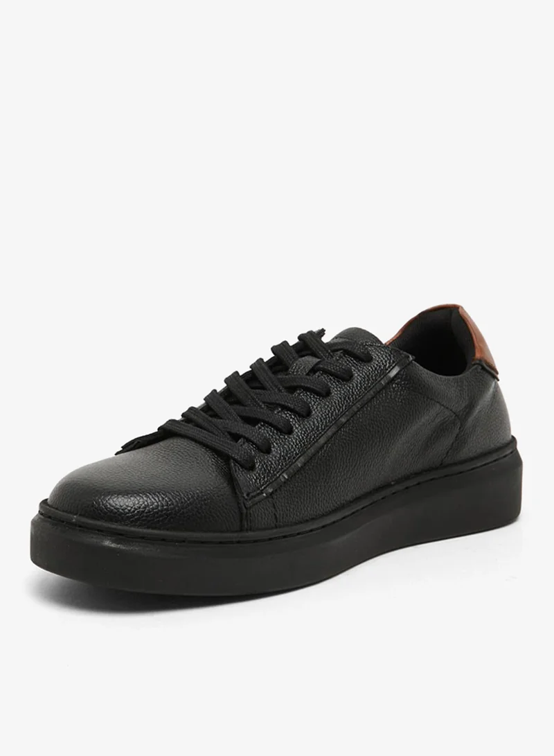 Hush Puppies  Hush Puppies Mens HPM-ROJAK4-BLK Casual Lace Up Low Top Sneaker , Black for Men | Best Price UAE