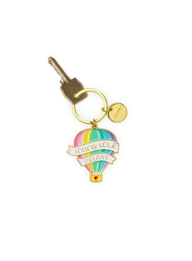 LEGAMI - Enamel metal keyring, What a Key Ring, Air Balloon, L 7 cm - Image 2