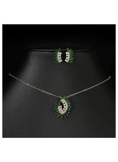 Flower leaf shape necklace