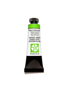 Daniel Smith Daniel Smith Extra Fine Watercolor 15ml Paint Tube, Phthalo Yellow Green  - Image 1