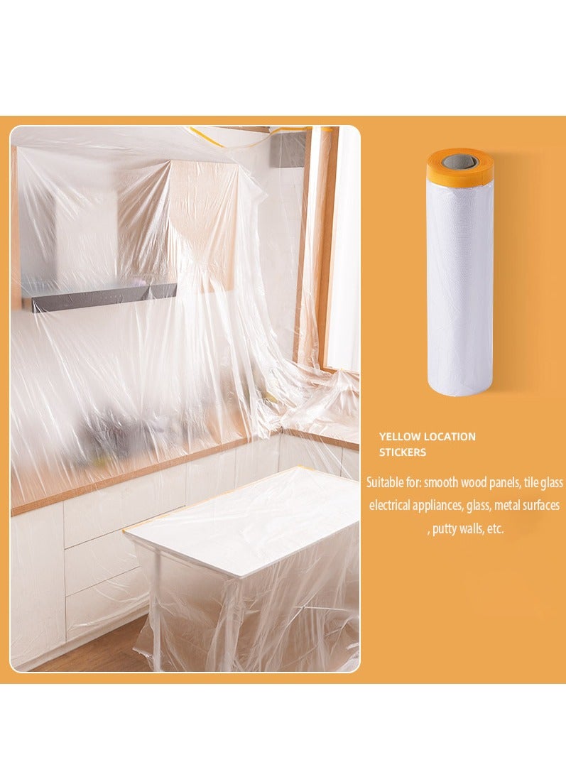 Joyelink 3m x 20m plastic sofa cover, waterproof sofa cover, bed cover, large furniture protection cover for sofa/bed/table and chairs, dust and liquid protection cover for renovation and moving house - Image 4