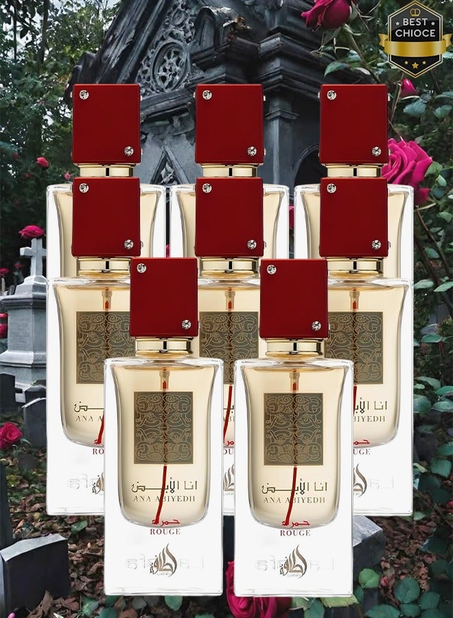 Lattafa 8 Pieces Ana Abiyedh Rouge Perfume For Women 100ml EDP - Image 1