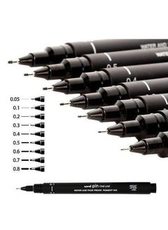 Uniball 1-Piece Unipin Fineliner Pen 0.05mm Tip Black Ink  - Image 5