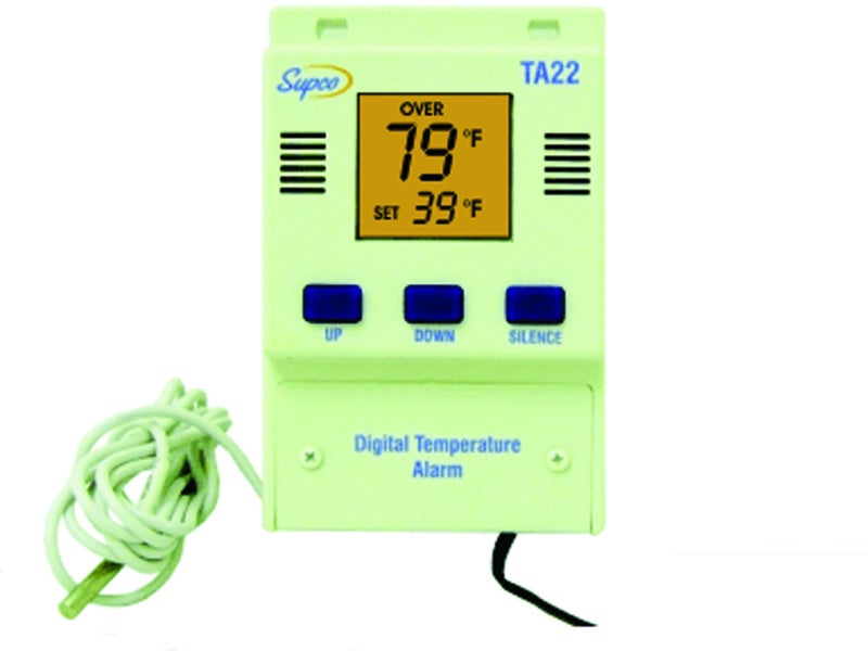 Supco TA22 Single Set Point Temperature Alarm with Digital Display, -40 to 160 Degrees F, 120 VAC - Image 3