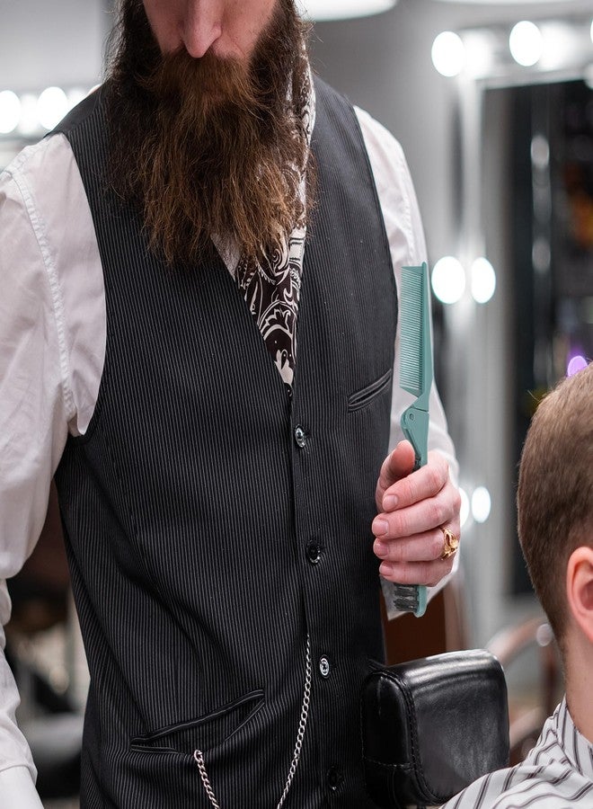 Healifty 2pcs Double Teeth Folding Comb Men's Portable Collapsible Pocket Bristle Hairstyle Brush for Women - Image 3