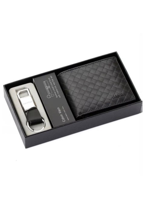 Calvin Klein Wallet-Keychain Set For Men